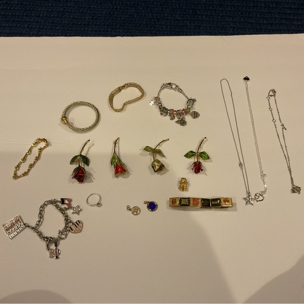Lot of Silver and Gold Jewelery